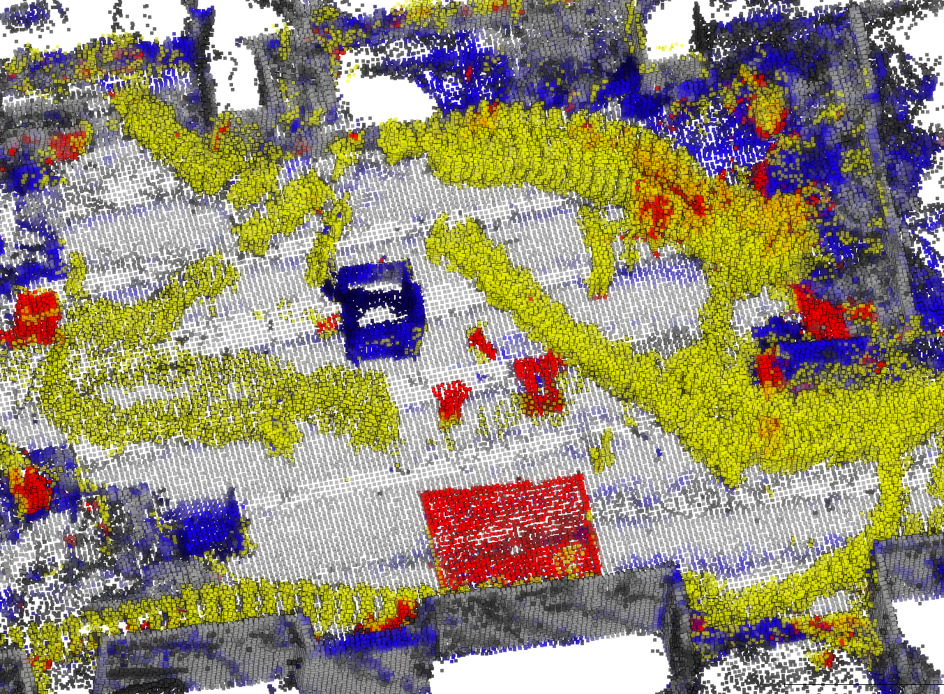 MTD-Map with dynamic objects
